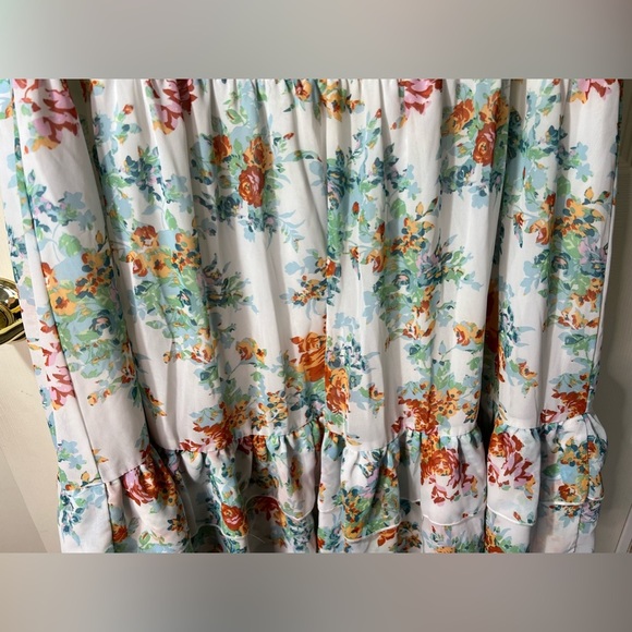 Denim 24/7 Sleeveless Floral Lined Dress Sz 22W - Picture 4 of 10